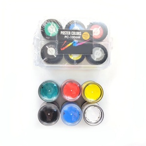 Hot Selling Custom Logo Non-toxic Eco-friendly Acrylic Poster Paint Set for Canvas & <b>Paper</b> in Plastic Box - Product Image 2