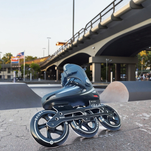 <span class=keywords><strong>Patines</strong></span> de velocidad OEM nuevos Liao para adultos, talla grande, 125 mm, con tres ruedas para calle, para niños - Product Image 6