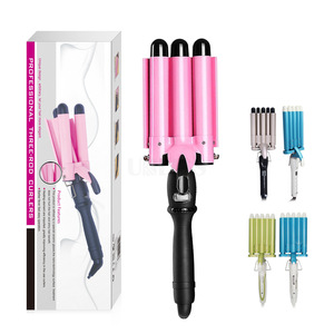Bâton <span class=keywords><strong>de</strong></span> <span class=keywords><strong>curling</strong></span> à trois tubes attelle ondulée à l'eau tête <span class=keywords><strong>de</strong></span> curl d'oeuf grande perm <span class=keywords><strong>de</strong></span> <span class=keywords><strong>curling</strong></span> bâton <span class=keywords><strong>de</strong></span> <span class=keywords><strong>curling</strong></span> électrique fer à friser - Product Image 2