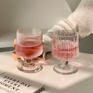 Vaso de Vidrio para Bebidas y Jugos con Rayas Verticales, Diseño Moderno y Simple, con Tapa y <span class=keywords><strong>Asa</strong></span>, Colorido, para Uso Doméstico y en Restaurantes - Product Image 2
