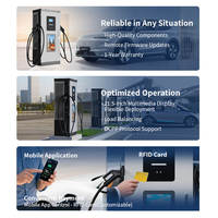 Cargador Rápido para Vehículos Eléctricos OLINK Smart OCPP 1.6J DC, CCS2 de Doble Conector, 240kW, Estación de Carga Comercial para Vehículos Eléctricos