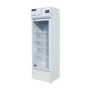 Supermarket 1/2/3 Glass Door Free Frost Refrigerators Direct Fan Air Cooling System Display Fridge Cold Showcase Cooler Chiller