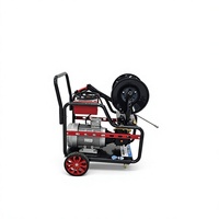 Nouvelle machine de nettoyage de canalisations à jet d'eau haute pression 7,5 kW 150 bars, nettoyeur de drainage électrique, bobine de tuyau de 30 m, débit de 30 L/MIN
