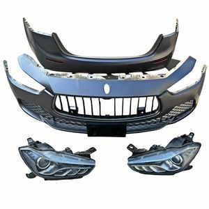Kit Carrozzeria per <span class=keywords><strong>Maserati</strong></span> Ghibli Aggiornamento Nuova Versione Paraurti Anteriore e Posteriore con Alloggiamenti per Fendinebbia Ricambio Migliorato - Product Image 2