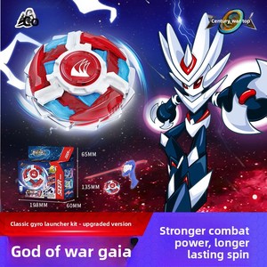 Saihong Century Battle Top Upgraded Edition Launch Set War God Gaia Thunder God Ray Plastic Sounding Spinning Top Toy for - Product Image 5