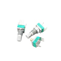Elesee potenciômetro rotativo único, 9mm, montagem pcb