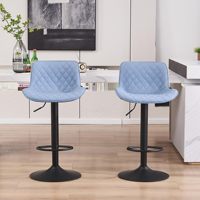 Mobilier de bar nordique Design moderne minimaliste tabouret de bar en tissu de haute qualité comptoir cadre en métal chaise de bar haute