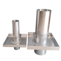Appareil de remplissage de sable en aluminium pour test de densité du sol et du béton, cylindre de remplissage de sable diamètres 100, 150, 200 mm