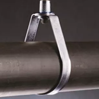 Tiancheng – Support de suspension en forme de poire en métal galvanisé de haute qualité M8/M10, à charnière électrostatique, pour tuyaux et tubes, OEM/ODM 1