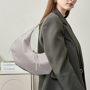 Bolso <span class=keywords><strong>bandolera</strong></span> con cierre de cremallera portátil de alta calidad de piel de vaca de diseño de lujo, bolso de mujer de cuero genuino, bolsos de hombro - Product Image 5