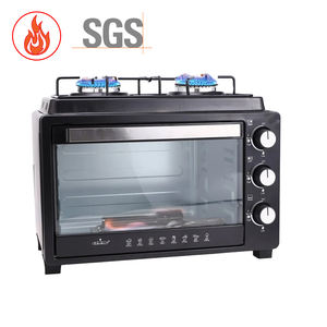Cuisinière à gaz avec <span class=keywords><strong>four</strong></span> et grill, livraison à temps, usage domestique et commercial, pour griller la <span class=keywords><strong>pizza</strong></span>, la viande, cuisiner en plein air, camping, <span class=keywords><strong>four</strong></span> à gaz - Product Image 1