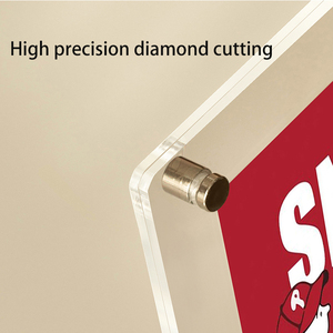 Máy tính để bàn không khung hiển thị tự đứng <span class=keywords><strong>Acrylic</strong></span> khung rõ ràng hình ảnh bàn khung với đứng - Product Image 3