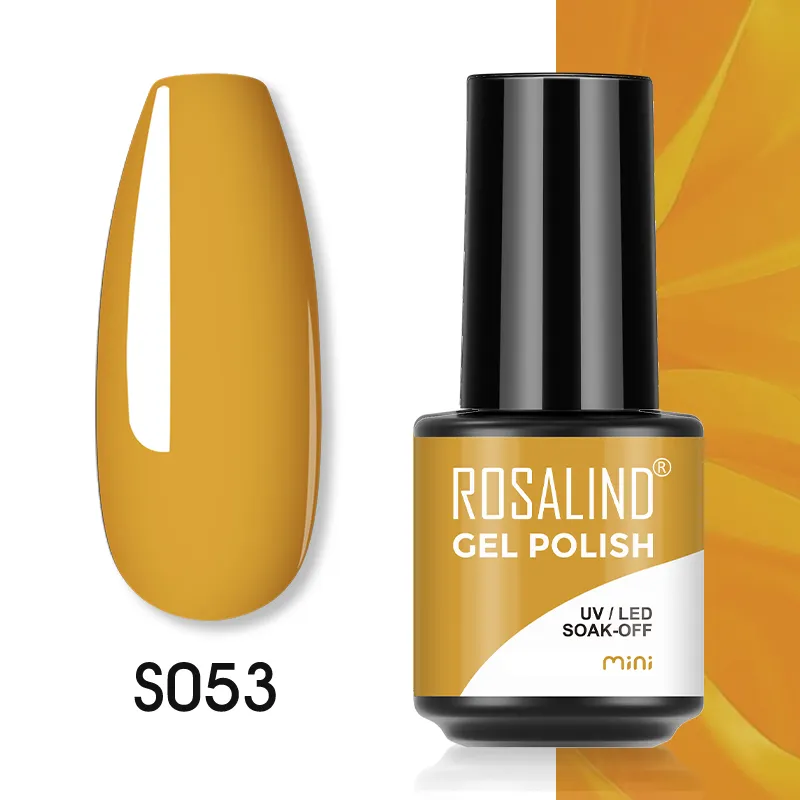 Rosalind oem custom logo private label nails art colors gel varnish soak off nail lacquer uv/led lamp gel polish for wholesale