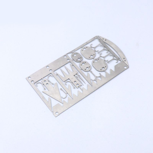22 in 1 Stainless Steel <b>Multi</b> Function Pocket <b>Tool</b> Card for Outdoor <b>Camping</b> Hiking Emergency Repair and Daily Carry Use - Product Image 3