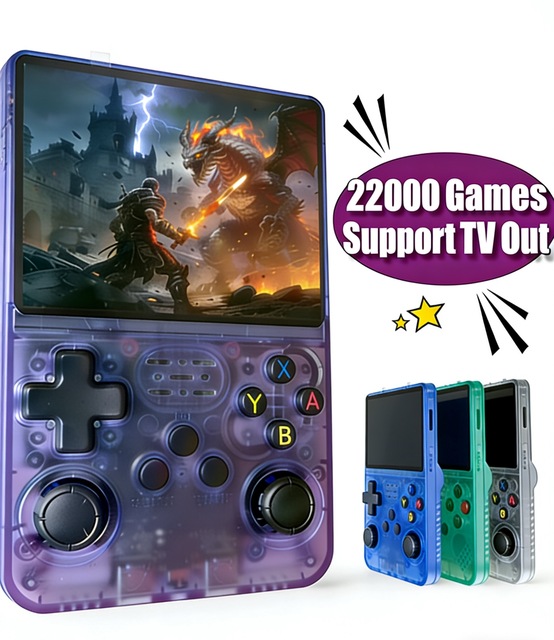 R36S Handheld Game Console De Jeux Portable Consola De Videojuego Portable Videogame Portatil Consola De Videojuego Retro Game