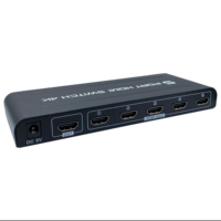 FJGEAR-Interruptor de vídeo Plug and Play, 5 puertos, 5 en 1, salida, 4K, Hd, Hdmi, 3D, 3840x2160/30Hz
