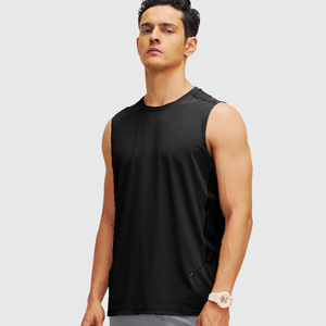 قمصان رياضية قطنية للركض بدون أكمام قمصان رياضية للرجال للتمارين الرياضية - Product Image 5