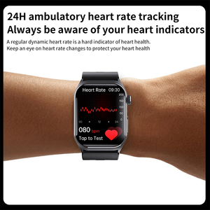 Reloj Inteligente con Bomba de Aire de Grado Médico ECG F520 Pro, Informe de VFC, Monitor de Frecuencia Cardíaca, Presión Arterial, Detección de Caídas, Rastreador de Salud - Product Image 5