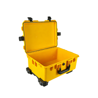 Caja Protectora de Plástico Impermeable con Ruedas, Caja de Herramientas Resistente con Espuma Personalizable y Ruedas para Cámara o Dron