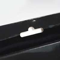 Boîte en carton noir sur mesure multi-tailles avec impression de logo en feuille d'argent, boîte cadeau avec fenêtre en PVC pour emballage cadeau