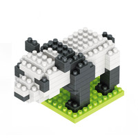 Microbloques de Animales 3D, Juguete Educativo de Ensamblaje DIY, Set de Figuras de Animales en Microbloques, Adorno de Escritorio, Venta al Por Mayor Personalizada