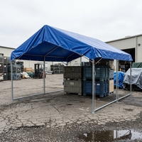 Bâche en tissu PVC enduit laminé robuste et imperméable, personnalisable pour tentes d'événements industriels extérieurs, auvents et doublures