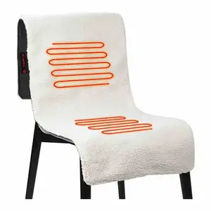 Office Chair Cushions Butt Pillow for Long Sitting Far Infrared Heating Cushion Electric Heated Blanket with 3 Heat Levels