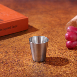Vente en gros de gobelets à eau en acier inoxydable personnalisés, réutilisables, bon marché, en métal, pour la sublimation, verres à tequila, à vin, à bière, à shot - Product Image 3
