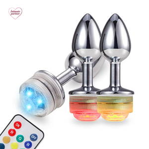 Tapón <span class=keywords><strong>Anal</strong></span> Metálico con Luz LED de Colores, Sin Vibrador, Masturbador para Juegos de Adultos, Dildo <span class=keywords><strong>Anal</strong></span>, Juguetes Eróticos, Artículos Íntimos, Masajeador Vaginal - Product Image 3