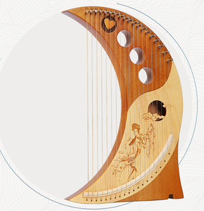 19 cordes lune harpe <span class=keywords><strong>Laia</strong></span> ange harpe instrument usine de gros - Product Image 5