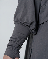 Vêtements de sport musulmans pour femmes, respirants, à séchage rapide, taille plus 6XL, ensemble tunique ample, couvrant les hanches, vêtements de sport islamiques