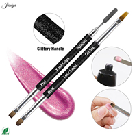 Fournisseur professionnel de vernis gel, kit de vernis gel UV effet œil de chat scintillant avec pinceau à double embout pour manucure