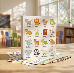 Pegatinas Personalizadas al por Mayor, Pegatinas para Aprender Palabras en Inglés, Etiquetas, Etiquetas de Productos, Impresión de Tarjetas de Papel con Pegatinas Troqueladas para Promoción - Product Image 6