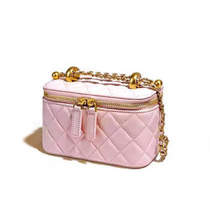 <span class=keywords><strong>Borsa</strong></span> da donna in pelle con <span class=keywords><strong>borsa</strong></span> per il trucco in stile Designer di lusso; Produttore di borse a <span class=keywords><strong>tracolla</strong></span> in metallo alla moda - Product Image 4