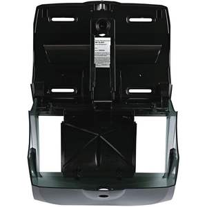 Dispensador de 2 rollos Boardwalk Xtra para papel higiénico, 11.13 x 7.38 x 8.88, negro translúcido, suministros para baño - Product Image 1