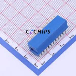 DS1040-12BT DIP Switch Through hole Component (THT) Switch 12 2.54mm Blue - Product Image 2