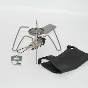 Estufa de Camping Plegable de Titanio Ultraligera de 2900W, Cocina de Gas Portátil para Acampar y Hacer Senderismo - Product Image 3