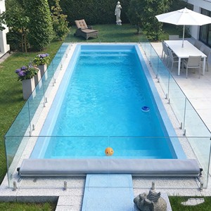 Piscina de fibra de vidrio de alta calidad con accesorios completos, perfecta para uso en patios traseros, familiar y comercial. - Product Image 6