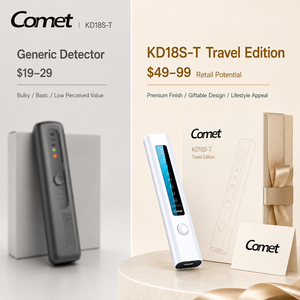 Detector <span class=keywords><strong>de</strong></span> Cámaras Ocultas Portátil 5 en 1, Anti-Espía, GPRS, GSM, RF, Detector <span class=keywords><strong>de</strong></span> Cámaras IR, Detección <span class=keywords><strong>de</strong></span> 5 Metros, para <span class=keywords><strong>Hoteles</strong></span>, Airbnb, <span class=keywords><strong>Viajes</strong></span>, Privacidad - Product Image 3