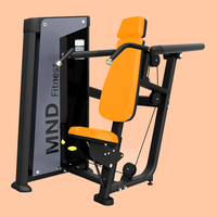 Mesin Latihan Bahu MND Hot Sale, Mesin Fitness untuk Latihan Kekuatan, Mesin Shoulder Press dengan Beban Pin