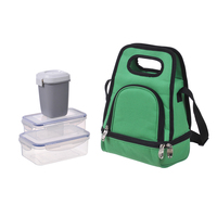 Ensemble de boîtes de conservation alimentaire en plastique sans BPA moulé par injection avec logo et couleur personnalisés, bouteille d'eau, glacière isotherme, sac à déjeuner