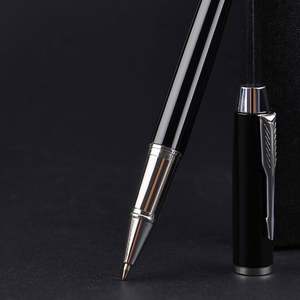 Bolígrafo Promocional de 1.0 mm 2026, Bolígrafo con Logotipo Personalizado, Cuerpo Metálico Delgado en Blanco y Negro, Bolígrafo de Punta Redonda Giratoria - Product Image 2