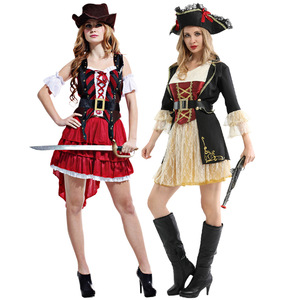 Disfraz de pirata sexy para mujer, disfraz de fiesta de carnaval de Halloween para adultos - Product Image 3
