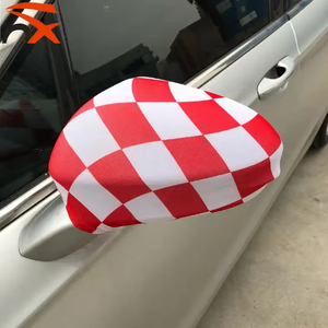 Bán buôn khuyến mại Tùy chỉnh 100% polyester căng vải in kỹ thuật số quốc gia xe bên gương Bìa cờ - Product Image 2