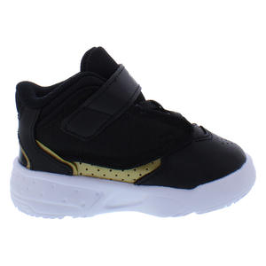 Jordan Max Aura 4 Chaussures pour bébés et tout-petits Noir Or Tige en maille Semelle extérieure en caoutchouc Semelle intermédiaire en EVA Chaussures de basketball pour garçons Printemps - Product Image 3