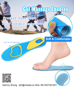 TPE suave anti choque plantilla Comfort gel plantillas para caminar, trotar, correr y <span class=keywords><strong>senderismo</strong></span> - Product Image 1