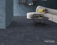 Bestseller Graue Kommerzielle Büroteppichfliesen 100% Nylon Feuerfest Waschbar Gepolstert 50*50cm Wasserdicht für Einzelhandelsgeschäfte