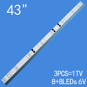 JS-D-JP4310-A81EC LED para retroiluminación de TV, para modelos JS-D-JP4310-B81EC, E43DU1000, MS-L1149-L, MS-L1149-R, R72-43D04-006-13, <span class=keywords><strong>AKAI</strong></span>, UA43EK1100US, 43" - Product Image 5