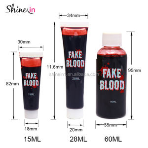 Maquillaje de imitación de sangre, disfraz de Halloween, pintura de <span class=keywords><strong>cara</strong></span> y cuerpo, gran oferta - Product Image 5