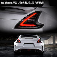 Feux arrière LED transparents clairs à clignotants séquentiels, étanches IP67, Nafu Auto pour Nissan 370Z Coupé Roadster Voiture de sport